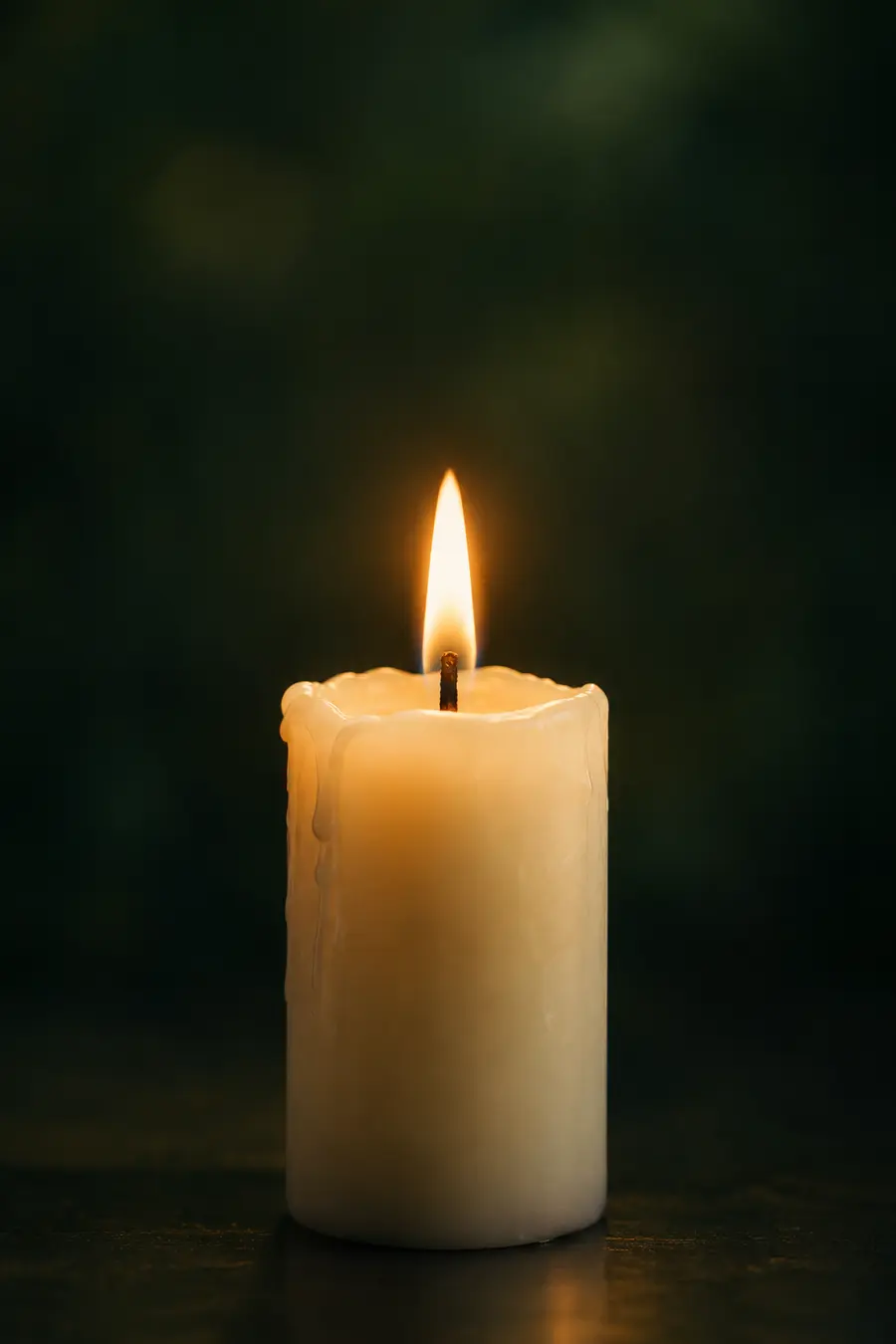 Candela accesa